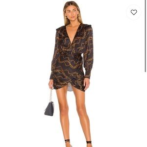 REVOLVE black chain dress